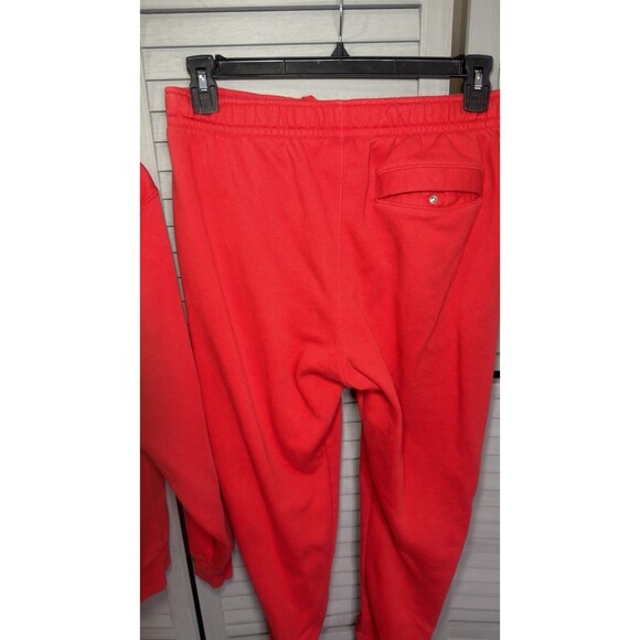 Nike Men's Red Sweatsuit Set Hoodie small and Pants medium - Picture 5 of 6